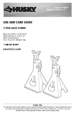 Husky HPL4124-VT Use And Care Manual preview