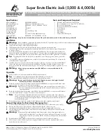 Husky HSB5000R Manual preview