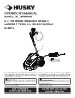 Предварительный просмотр 1 страницы Husky HU80215 Operator'S Manual