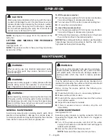 Preview for 16 page of Husky HU80833 Operator'S Manual