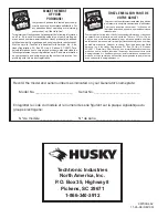 Preview for 28 page of Husky HUCA7000 Series Operator'S Manual