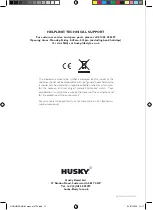 Preview for 14 page of Husky HUS-HM39-HN-M Instruction Manual