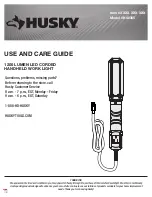 Husky K40365 Use And Care Manual preview