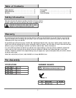 Preview for 2 page of Husky K9028 Use And Care Manual