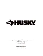 Предварительный просмотр 6 страницы Husky PMT-102R3 Use And Care Manual