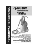 Preview for 1 page of Husky POWERWASHER 1750 US Operator'S Manual