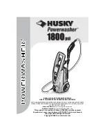 Husky POWERWASHER  1800 CA User Manual preview