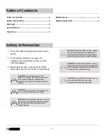 Preview for 2 page of Husky UAC-H-26005 Use And Care Manual