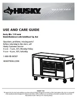 Preview for 1 page of Husky UAT-H-60121 Use And Care Manual