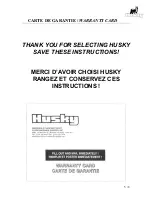 Preview for 5 page of Husky ULT1750P Instruction Manual And Parts List