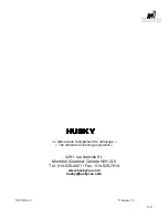 Preview for 8 page of Husky ULT1750P Instruction Manual And Parts List