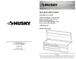 Preview for 1 page of Husky VRT-5606BUHU Use And Care Manual