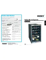 Husky Wine Refrigerator Owner'S Manual предпросмотр