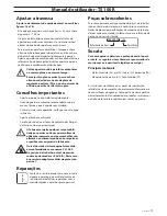 Preview for 79 page of husquarna TS 100 R Operator'S Manual