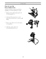 Preview for 30 page of Husqvarna Viking Mega Quilter User Manual