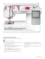 Предварительный просмотр 19 страницы Husqvarna Viking Opal 650 User Manual