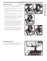 Предварительный просмотр 13 страницы Husqvarna Viking Sapphire 835 User Manual