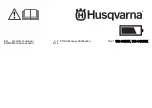 Preview for 1 page of Husqvarna 100-C1800 Operator'S Manual