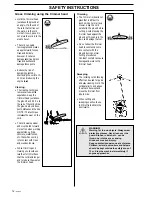 Preview for 12 page of Husqvarna 101 90 47-26 142RB/152RB Operator'S Manual