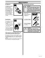 Preview for 21 page of Husqvarna 101 90 47-26 142RB/152RB Operator'S Manual