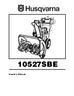 Preview for 1 page of Husqvarna 10527 SBE Owner'S Manual