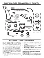 Preview for 4 page of Husqvarna 10527SB Owner'S Manual