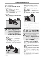 Preview for 8 page of Husqvarna 11 C Operator'S Manual