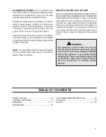 Preview for 5 page of Husqvarna 110163 / CZ38 Operator And Parts Manual