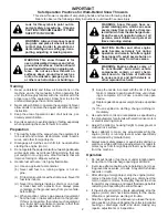 Preview for 2 page of Husqvarna 1130SB-XLS Owner'S Manual