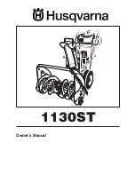 Preview for 1 page of Husqvarna 1130ST Owner'S Manual