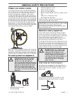 Preview for 7 page of Husqvarna 115 13 81-26 Operator'S Manual