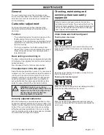 Preview for 31 page of Husqvarna 115 13 81-26 Operator'S Manual