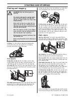 Предварительный просмотр 22 страницы Husqvarna 115 13 82-96 Operator'S Manual