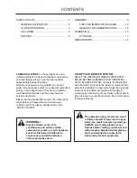 Preview for 3 page of Husqvarna 115 149727 R01 Operator And Parts Manual