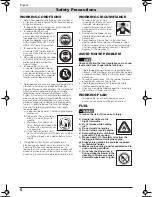 Preview for 6 page of Husqvarna 115 24 05-95 Operator'S Manual