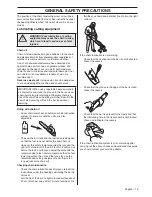 Preview for 15 page of Husqvarna 1150901-95 Operator'S Manual