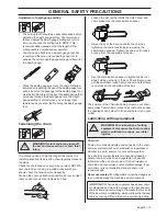 Предварительный просмотр 13 страницы Husqvarna 1151375-95 Operator'S Manual