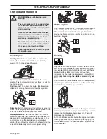 Preview for 20 page of Husqvarna 1151435-95 Operator'S Manual