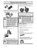 Предварительный просмотр 10 страницы Husqvarna 1151437-95 Operator'S Manual