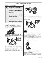 Preview for 19 page of Husqvarna 1151470-95 Operator'S Manual