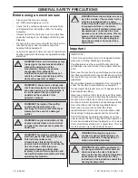 Preview for 10 page of Husqvarna 1153136-26 Operator'S Manual