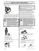 Preview for 8 page of Husqvarna 1153137-95 Operator'S Manual