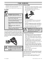 Preview for 20 page of Husqvarna 1153137-95 Operator'S Manual