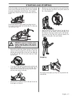 Предварительный просмотр 21 страницы Husqvarna 1153179-26 Operator'S Manual