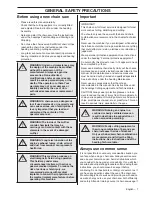 Preview for 7 page of Husqvarna 1153183-95 Operator'S Manual