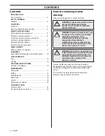 Preview for 4 page of Husqvarna 1153191-26 Operator'S Manual