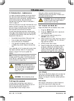 Preview for 29 page of Husqvarna 115H Operator'S Manual