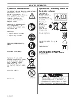 Preview for 4 page of Husqvarna 115iHD55 Operator'S Manual