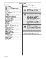 Preview for 6 page of Husqvarna 115iHD55 Operator'S Manual