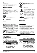 Preview for 3 page of Husqvarna 120iB Operator'S Manual